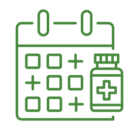 Medical appointment icon for booking veterinary care at Woodland Springs Vet Hospital
